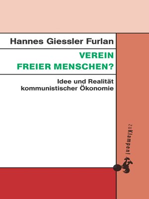 cover image of Verein freier Menschen?